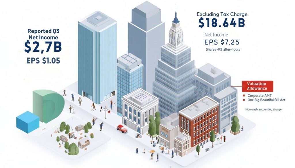 Meta tax charge Trump bill impact on Q3 2025 earnings showing $15.93 billion charge