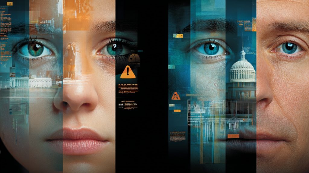 OpenAI Sora deepfake technology controversy illustration showing synthetic video generation risks