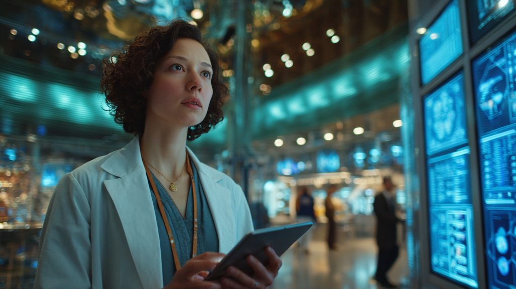 Genesis Mission AI simulation server rack at a US National Laboratory.