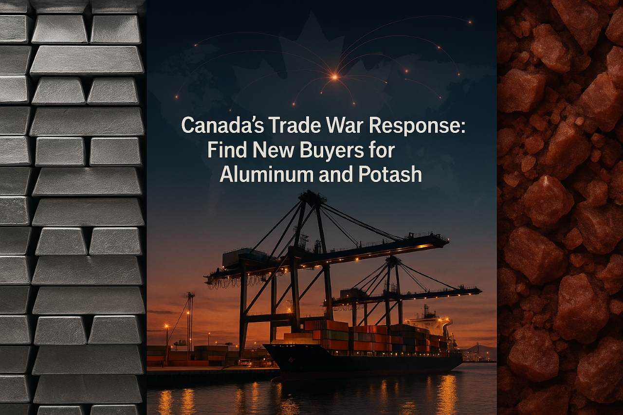 Canadas Trade War Response Find New Buyers for Aluminum and Potash