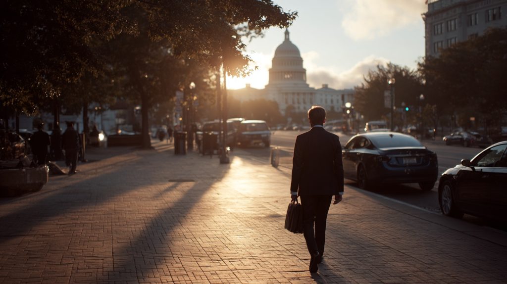 Elon Musk DOGE regrets shown as he walks away from Capitol building after failed government efficiency mission