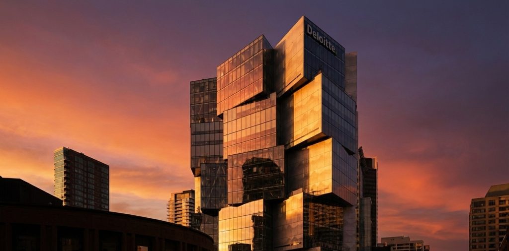 Officials in Canadian hearing room reviewing report at center of Deloitte AI Report Scandal