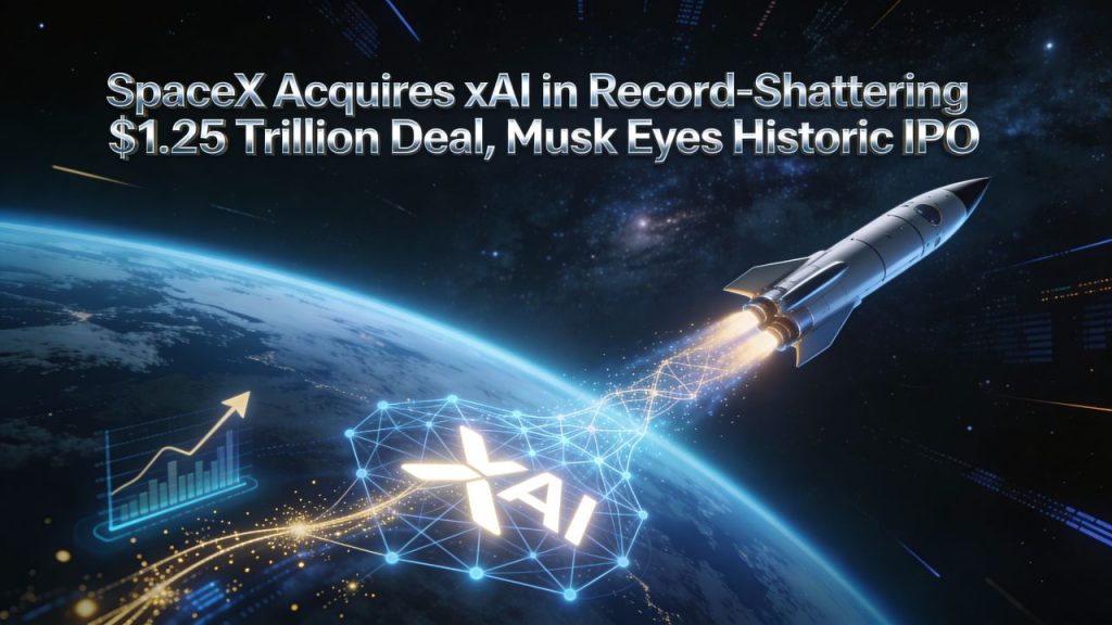SpaceX Acquires xAI in Record-Shattering $1.25 Trillion Deal, Musk Eyes Historic IPO