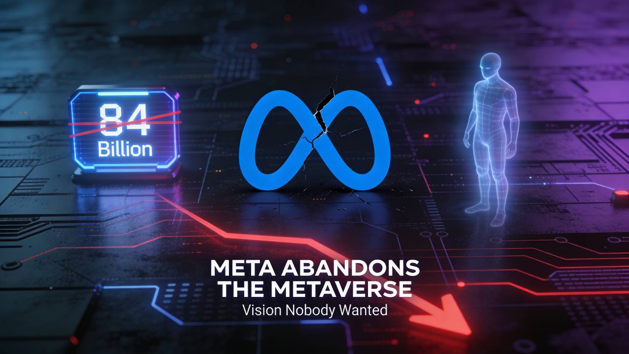 Meta Abandons the Metaverse After Burning $84 Billion on a Vision Nobody Wanted