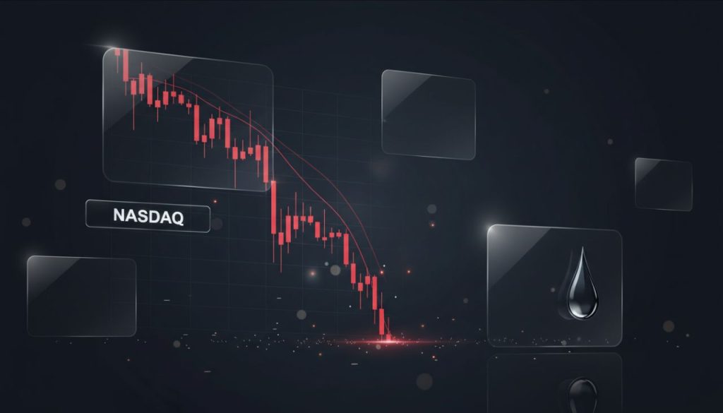 Nasdaq Enters Correction as Oil Tops $110 and Wall Street Posts Its Worst Day Since the Iran War Started