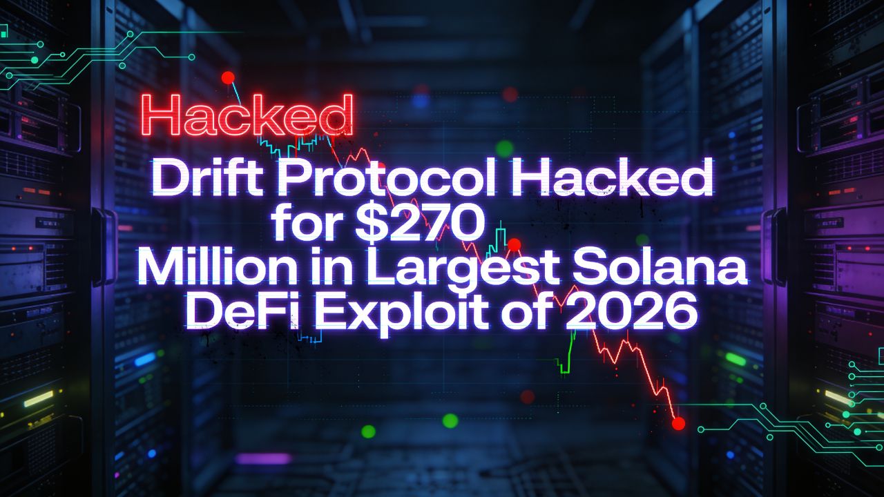 Drift Protocol Hacked for $270 Million in Largest Solana DeFi Exploit of 2026