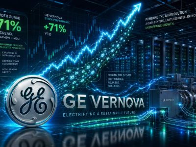 GE Vernova Stock Hits Record as AI Data Center Power Demand Drives 71% Order Surge