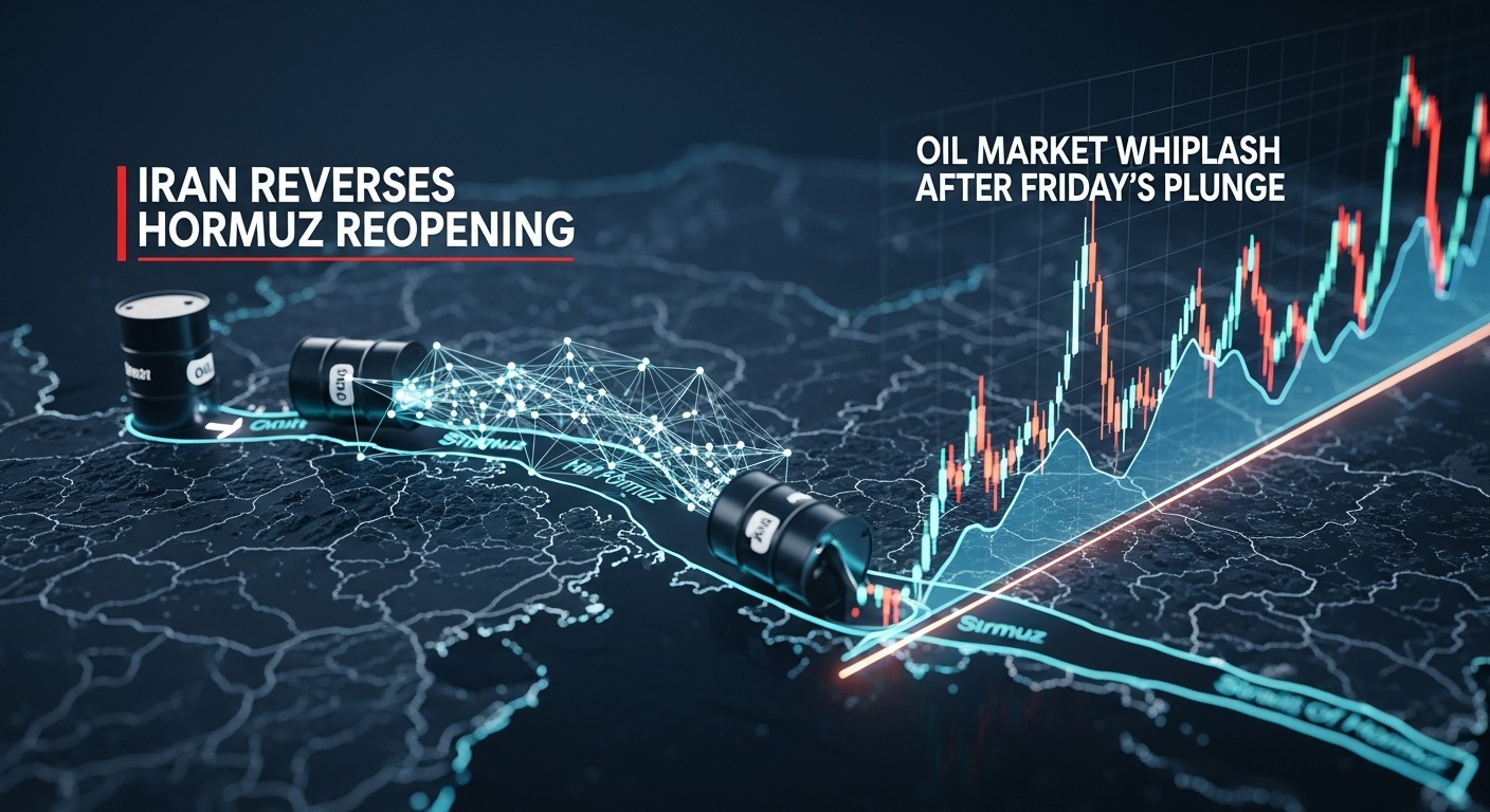 Iran Reverses Hormuz Reopening, Setting Up Oil Market Whiplash After Friday's Plunge