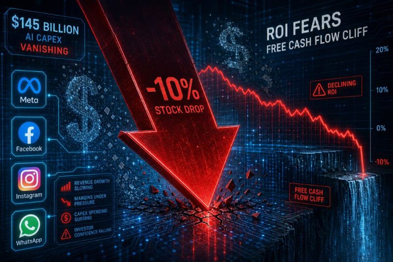 Meta Stock Drops 10% On $145 Billion AI Capex Bombshell JPMorgan Downgrade, ROI Fears, And A Free Cash Flow Cliff