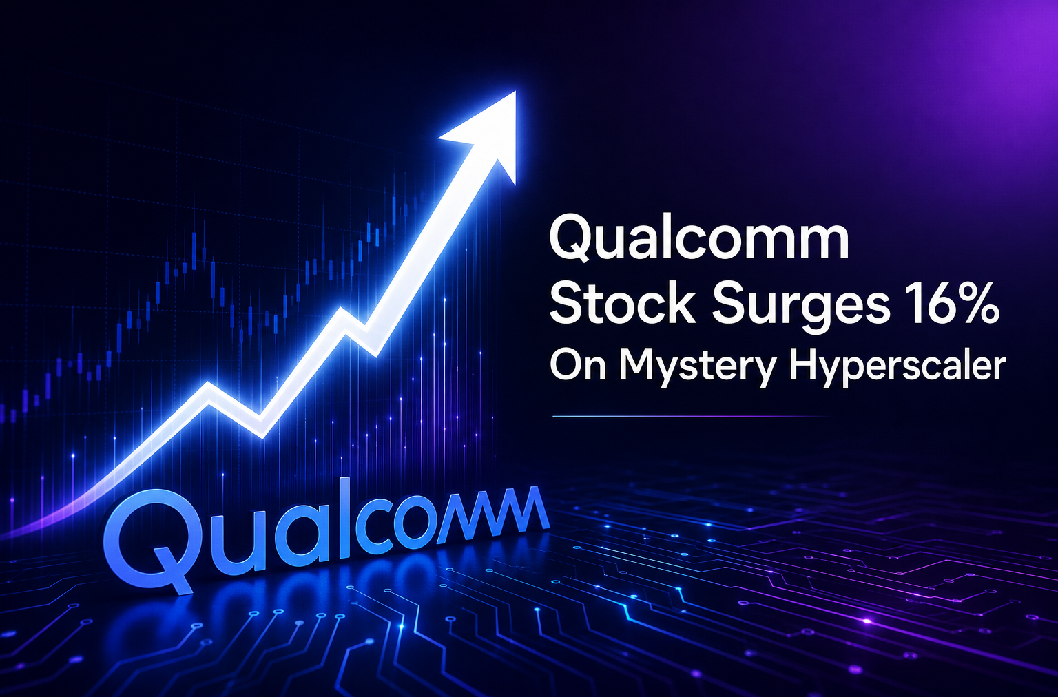 Qualcomm Stock Surges 16% On Mystery Hyperscaler