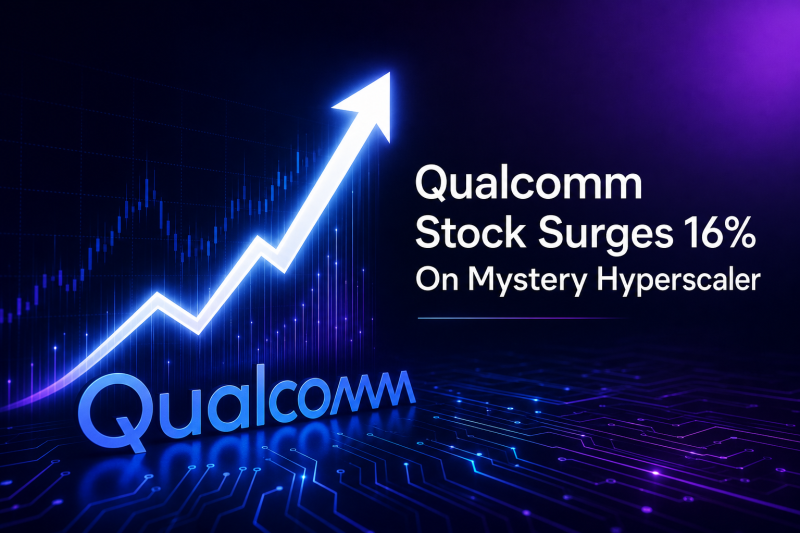 Qualcomm Stock Surges 16% On Mystery Hyperscaler